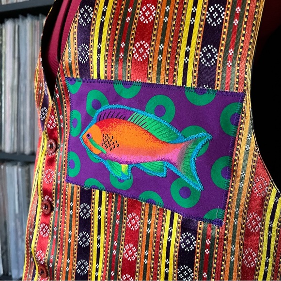 Phish phexico party time vest fishman donuts tropical island Mardi Gras - Picture 6 of 9